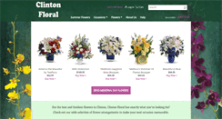 Desktop Screenshot of clintonflorals.com